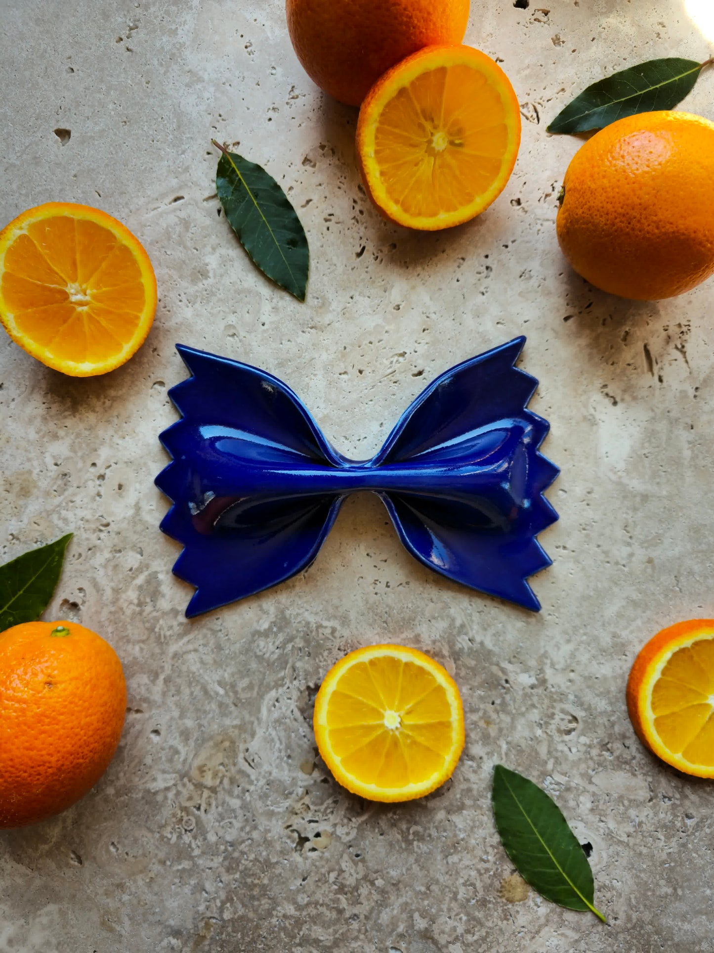 farfalle céramique bleu