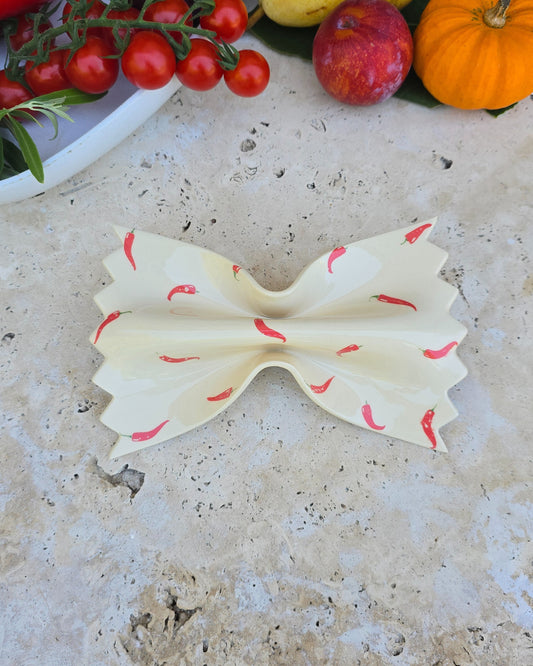 Farfalle imprimée piments