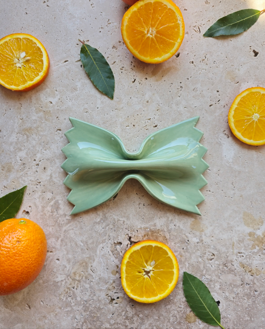 farfalle céramique vert Sauge