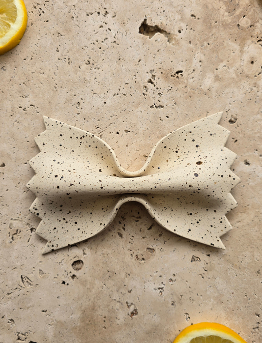 farfalle en grès mouchetée