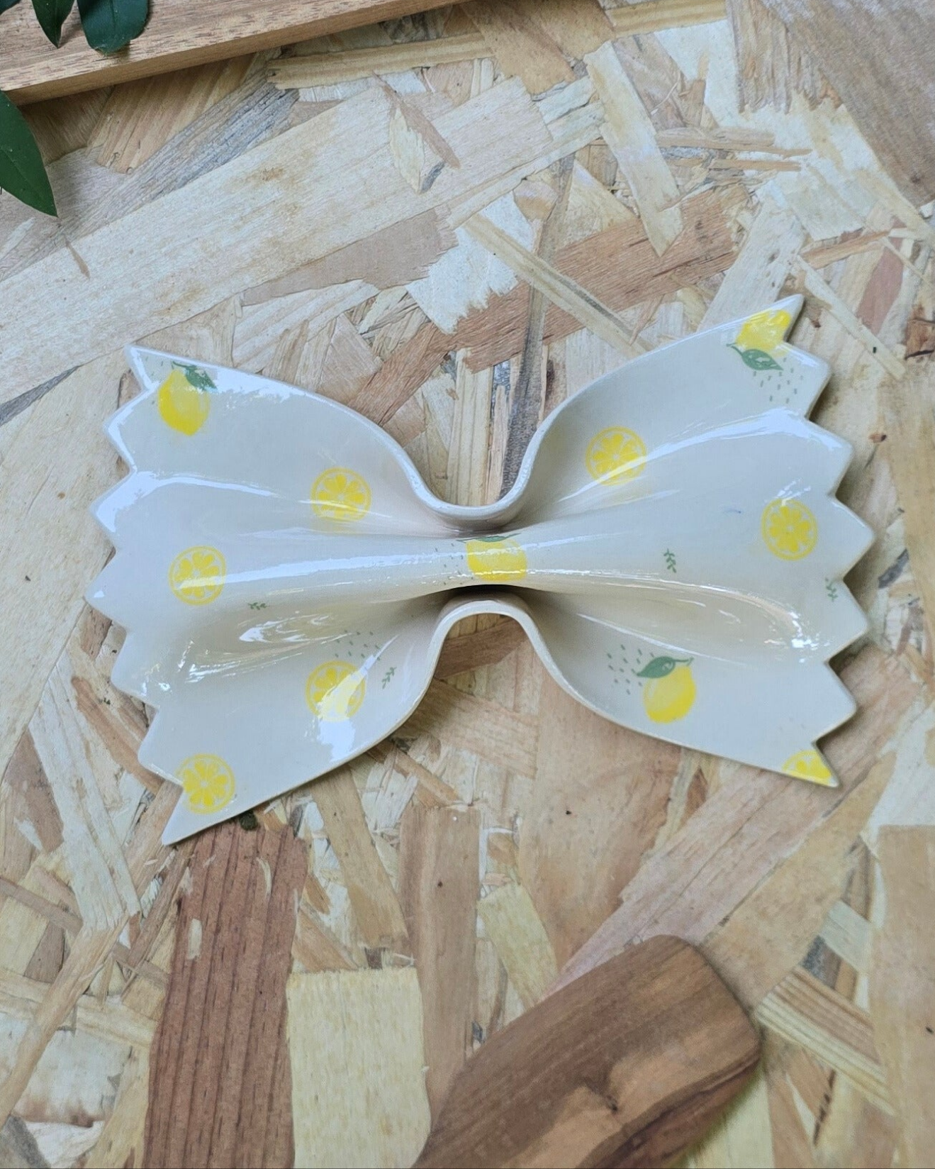 farfalle motifs citron