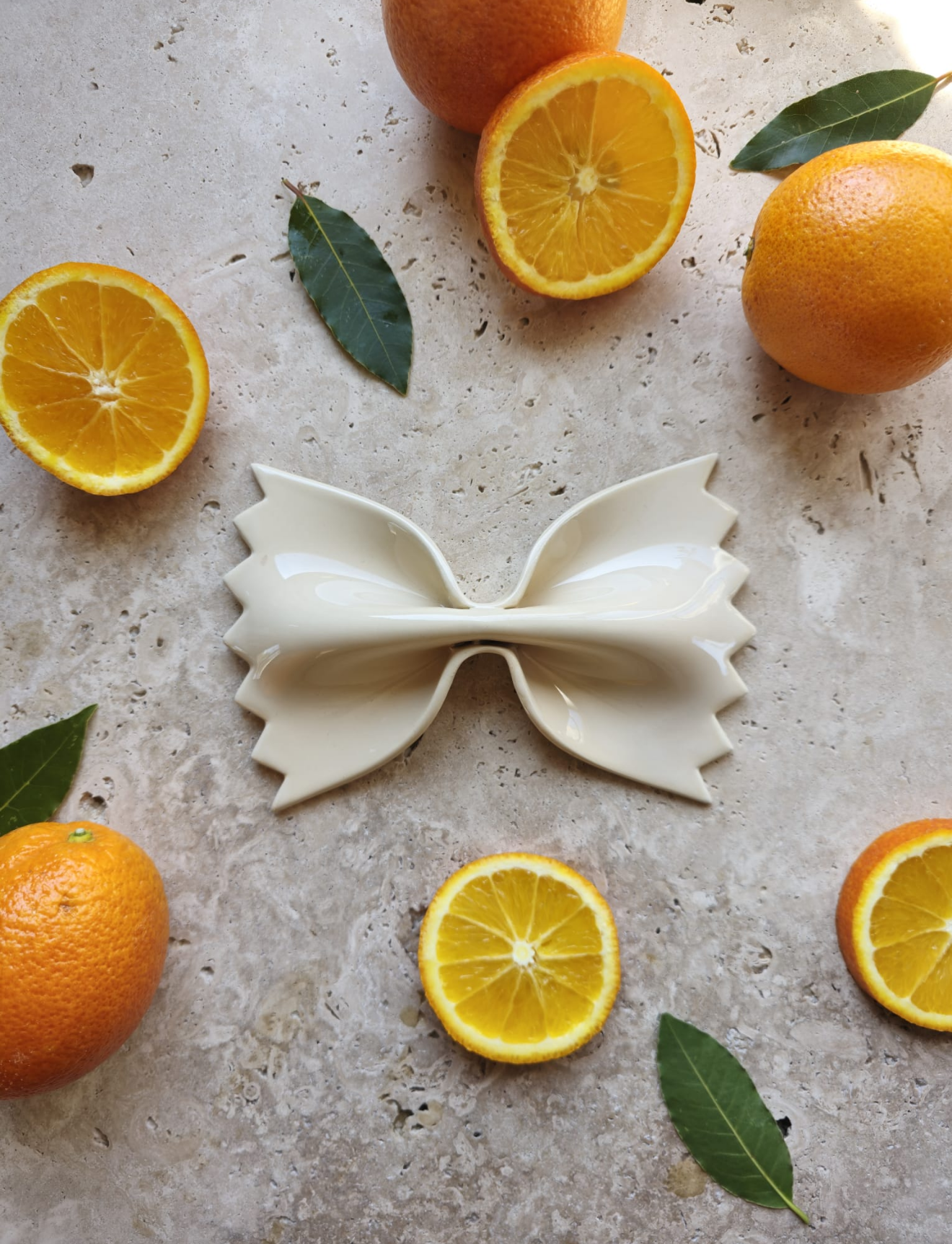 farfalle céramique beige