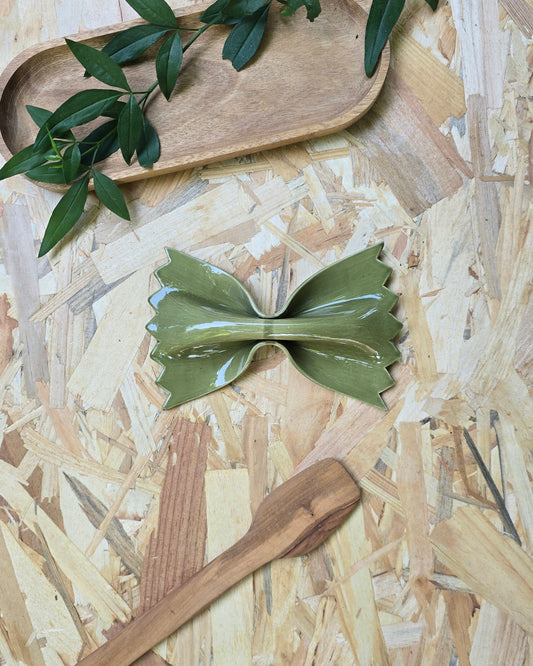 farfalle céramique vert provence
