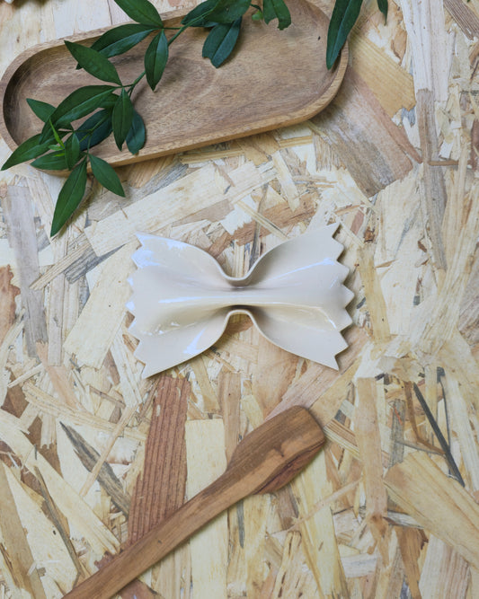 farfalle céramique beige