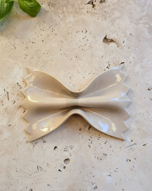 Farfalle gris taupe