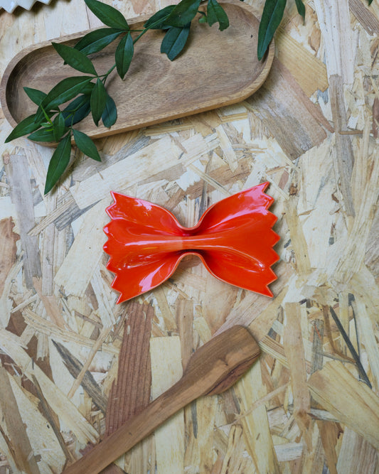 farfalle céramique orange